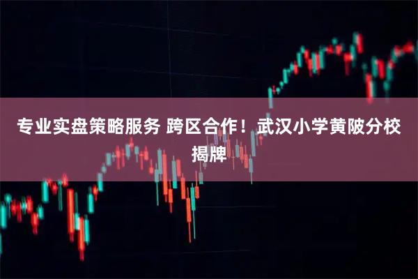 专业实盘策略服务 跨区合作！武汉小学黄陂分校揭牌
