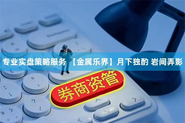 专业实盘策略服务 【金属乐界】月下独酌 岩间弄影